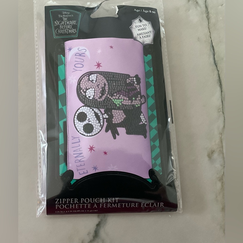 The Nightmare Before Christmas Dots Zipper Pouch Kit NWT - Picture 3 of 4
